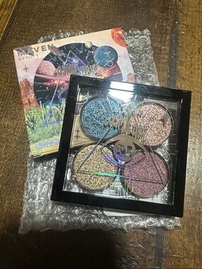 Maven Beauty Cosmic Girl Glitter Eyeshadow Palette - Blue, Gold, Pink, Rose
